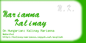 marianna kalinay business card